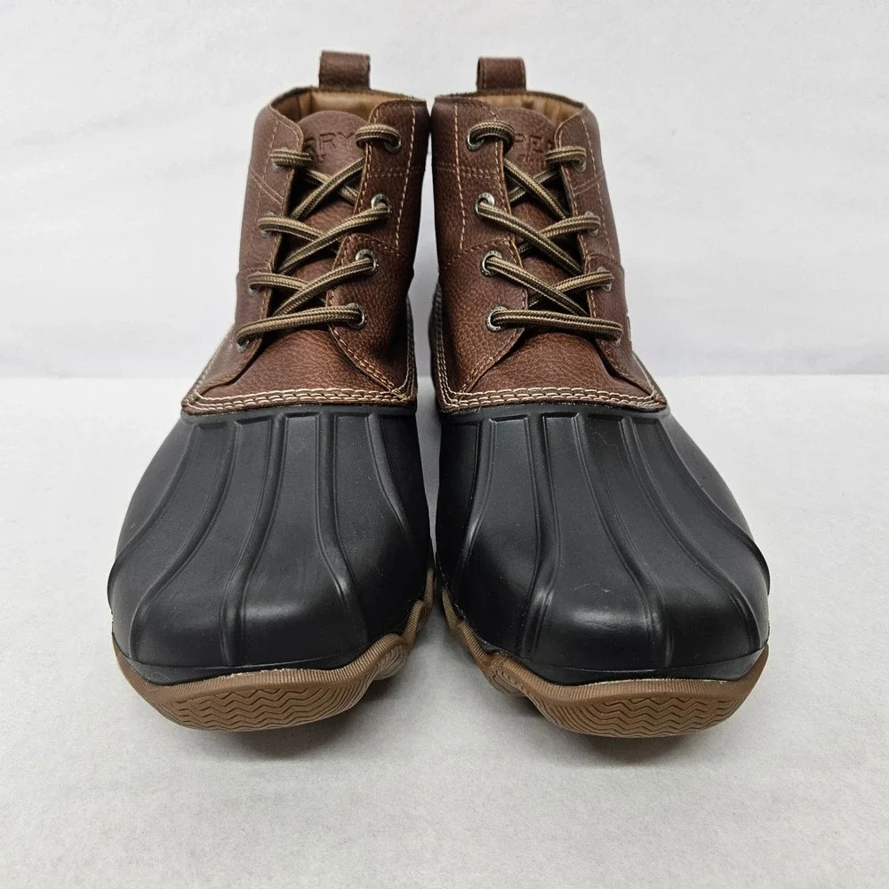 Sperry Brewster Duck‎ Boots STS22783 Brown Black Men's Size 9.5